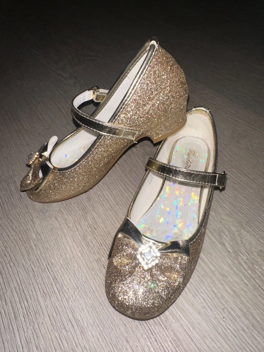Shiny shoes for girl